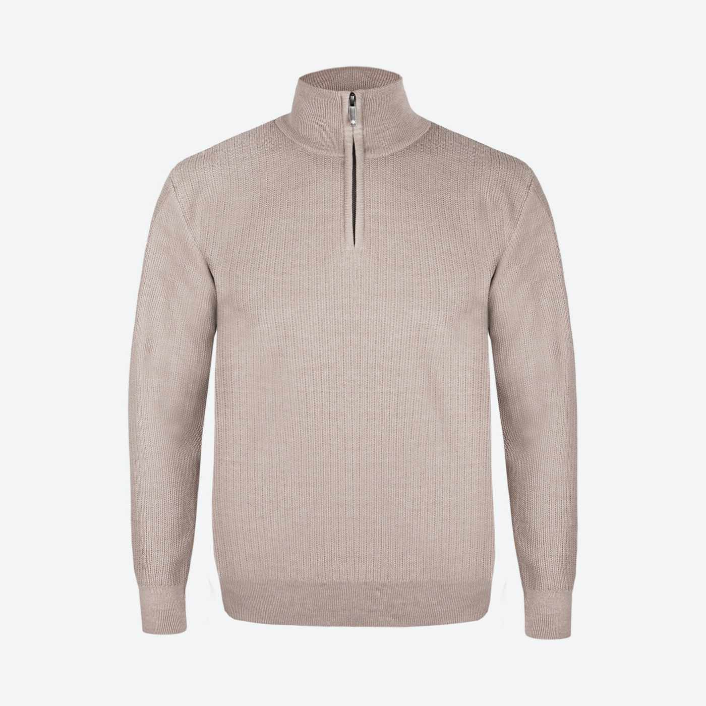 KAMA 4117 Sustainno merino svetr, béžová